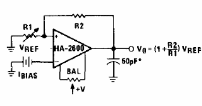 Amplificador de tensión de referencia
Amplificador de tensión de referencia