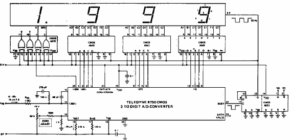 Convertidor de 3 dígitos y medio con LCD
Convertidor de 3 dígitos y medio con LCD