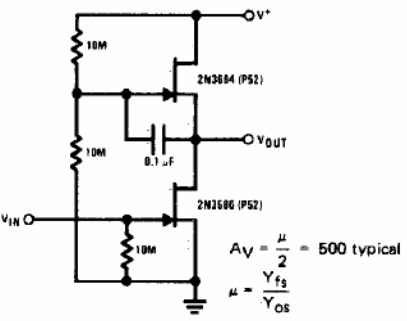 Amplificador de ganancia ultra alta
Amplificador de ganancia ultra alta