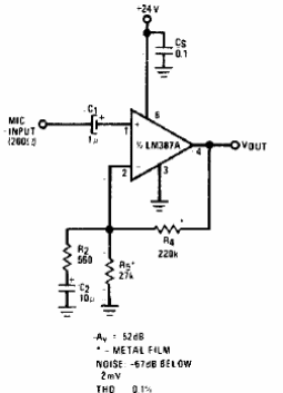 Preamplificador de micrófono equilibrado II
Preamplificador de micrófono equilibrado II