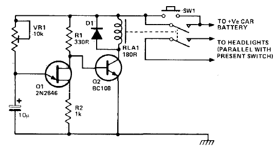 Retardo para faros
Retardo para faros