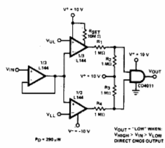 Comparador de doble límite
Comparador de doble límite