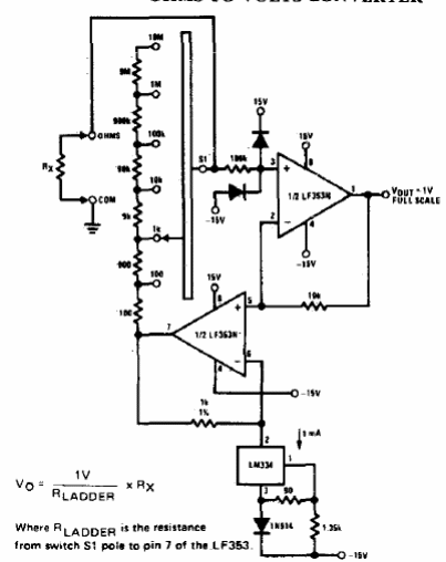 Conversor de ohms a volts
Conversor de ohms a volts