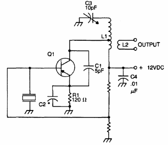 Oscilador de cristal em sobretom
Oscilador de cristal em sobretom