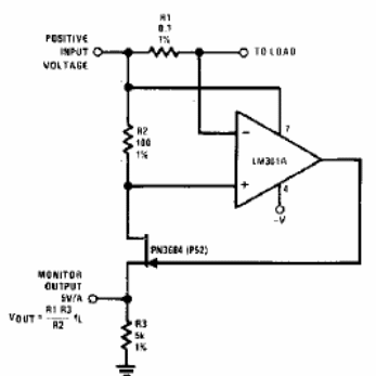 Monitor de corriente
Monitor de corriente