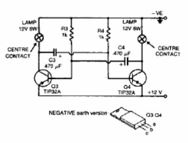 Señalizador astable PNP
Señalizador astable PNP