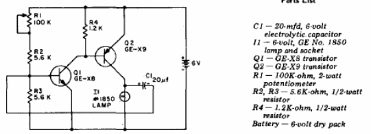 Intermitente con transistores
Intermitente con transistores