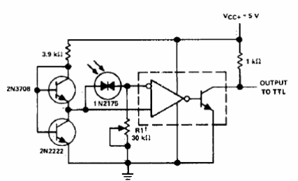 Comparador de precisión con fotodiodos
Comparador de precisión con fotodiodos