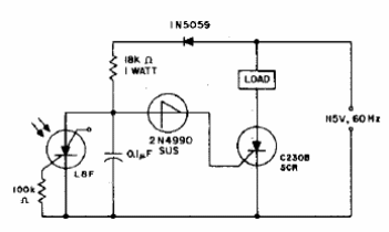 Detector de interrupción de luz 
