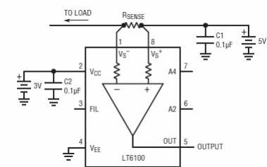 Monitor de corriente de carga
Monitor de corriente de carga
