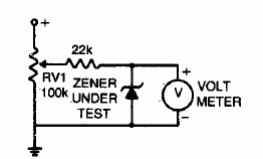 Prueba de diodo zener 
