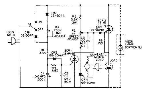 Control universal del motor con temporizador
Control universal del motor con temporizador