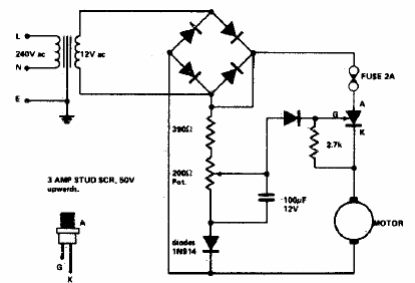 Control de velocidad para coche o tren
Control de velocidad para coche o tren