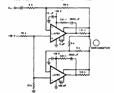 Servocontrol en puente
Servocontrol en puente