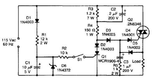 Regulador de yensión para 100 Vrms
Regulador de yensión para 100 Vrms