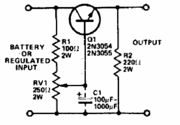 Divisor regulado de tensión
Divisor regulado de tensión