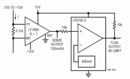 Sensor de corriente rápido con alarma
Sensor de corriente rápido con alarma