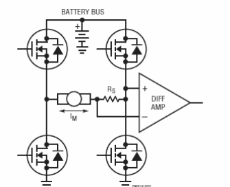 Monitor de corriente de puente H
Monitor de corriente de puente H