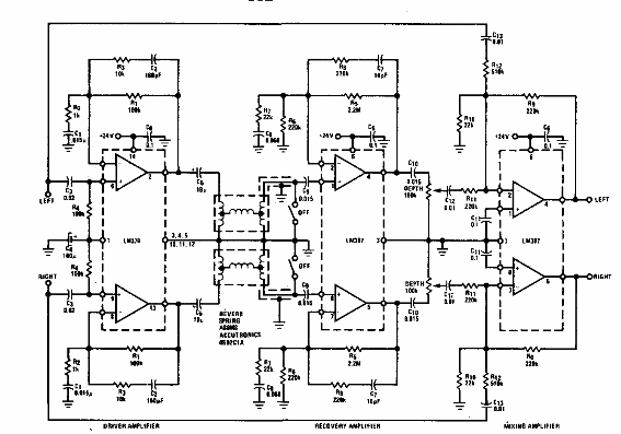 Línea de reverberación retrasada por resorte
Línea de reverberación retrasada por resorte
