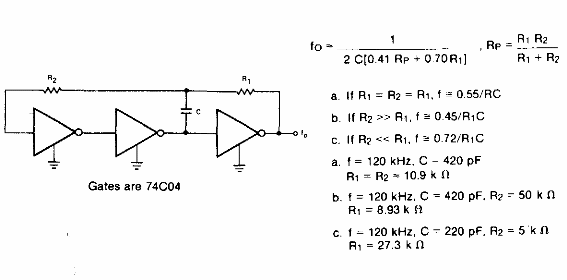Oscilador RC
Oscilador RC