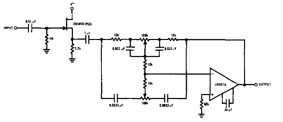 Control de tono de alta impedancia
Control de tono de alta impedancia