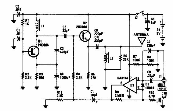 Micrófono inalámbrico AM 
