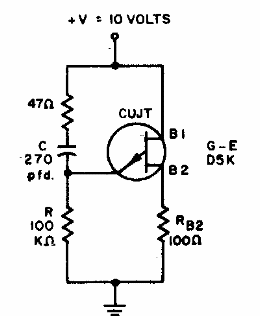 Oscilador con CUJT
Oscilador con CUJT