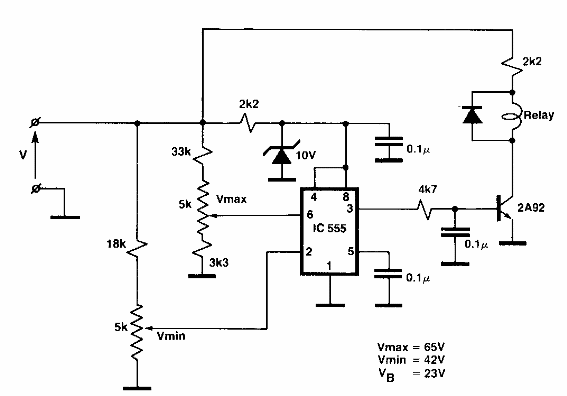 Detector de tensión para cargadores de batería
Detector de tensión para cargadores de batería