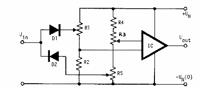Comparador con un operacional
Comparador con un operacional