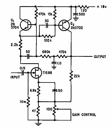 Amplificador de banda ancha
Amplificador de banda ancha