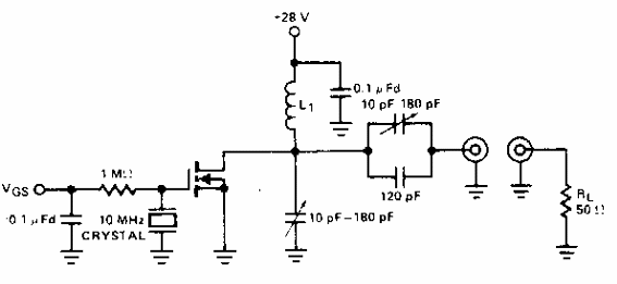 Oscilador de cristal de 10 MHz
Oscilador de cristal de 10 MHz