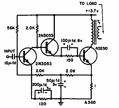 Paso de potencia para 12 V
Paso de potencia para 12 V