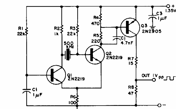Oscilador con fuente de baja tensión
Oscilador con fuente de baja tensión
