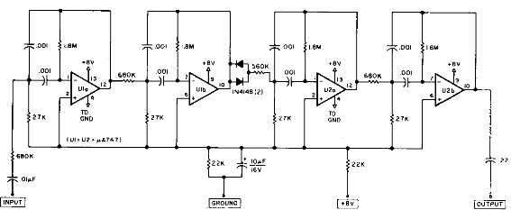 Filtro agudo CW
Filtro agudo CW
