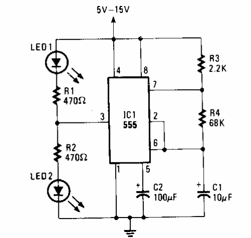 Intermitente alterno
Intermitente alterno