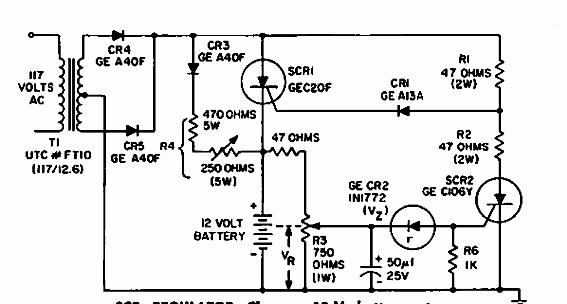 Cargador con SCR
Cargador con SCR
