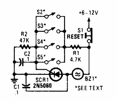 Alarma para sensores paralelos
Alarma para sensores paralelos