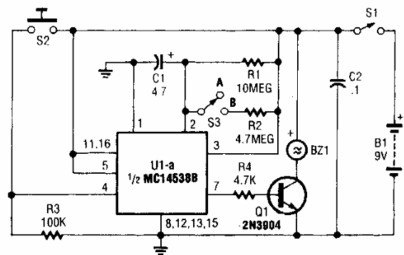 Alarma temporizada
Alarma temporizada