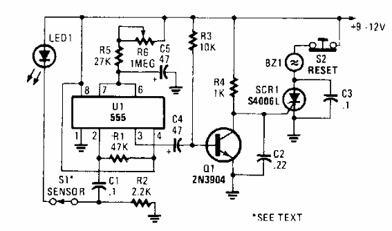 Alarma con 555
Alarma con 555