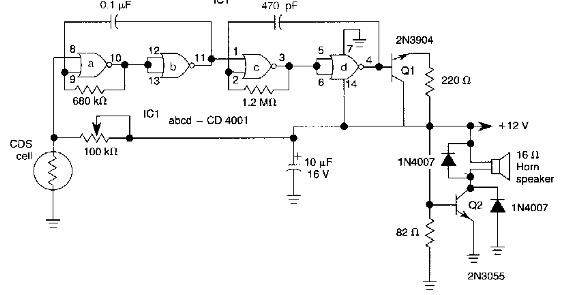 Alarma de luz pulsada
Alarma de luz pulsada