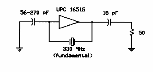Oscilador de 330 MHz
Oscilador de 330 MHz