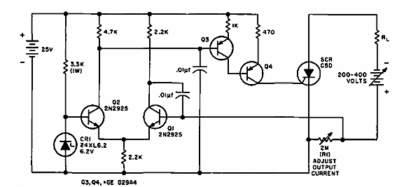 Fuente de corriente constante ajustable
Fuente de corriente constante ajustable