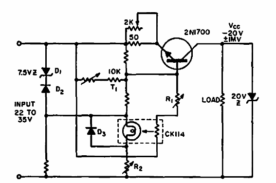 Fuente de corriente de 30 mA
Fuente de corriente de 30 mA