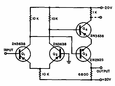 Amplificador diferencial con salida dual 

