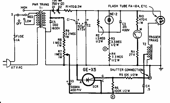 Flash disparado por SCR
Flash disparado por SCR