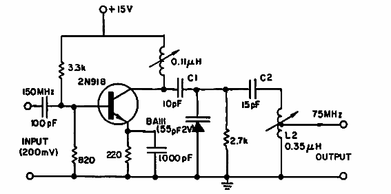 Divisor con varicap
Divisor con varicap