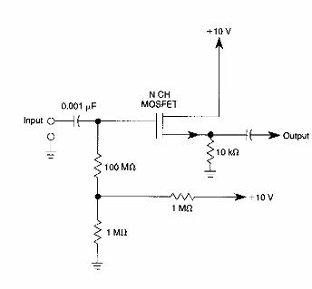 Etapa MOSFET con ganancia unitaria
