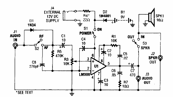 Amplificador para el taller
Amplificador para el taller