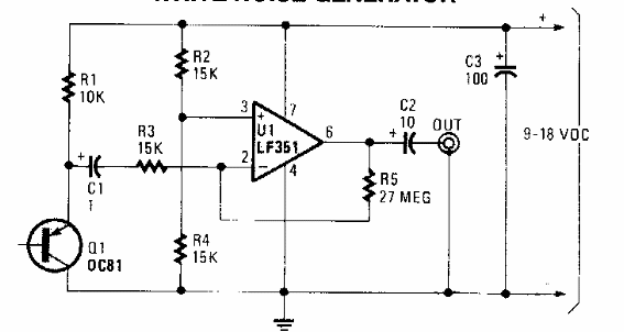 Generador de ruido blanco
Generador de ruido blanco