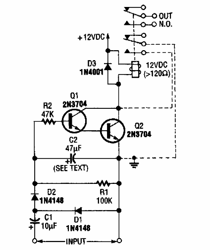 Relé sónico
Relé sónico